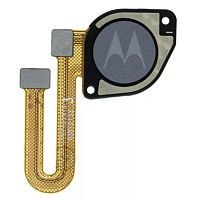 Шлейф Motorola Moto G60 XT2135 со сканером отпечатка пальца (серебристый оригинал Китай)