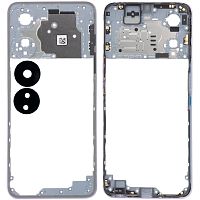 Рамка корпусу Oppo A78 5G CPH2483 (фіолетова зі склом камери)