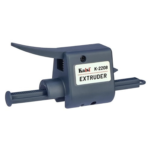 Екстрактор флюсу та OCA клею Kaisi K-2208 для шприців 5-12 мл (штовхач з важелем, 2 наконечники G14А)