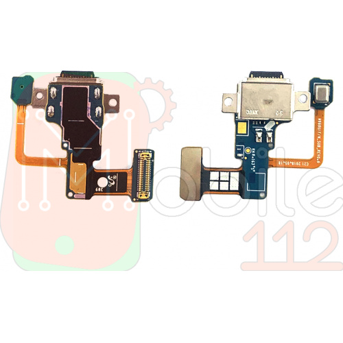 Шлейф Samsung Galaxy Note 9 N960U REV:0.6 з роз'ємом зарядки та мікрофоном Оригінал