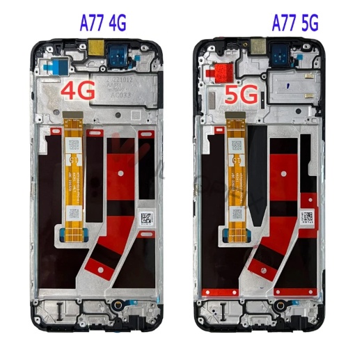 Дисплей Oppo A77 4G CPH2385, A77 5G CPH2339 з тачскріном (AAAA з рамкою)
