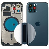 Корпус Apple iPhone 12 Pro (синий оригинал Китай US)