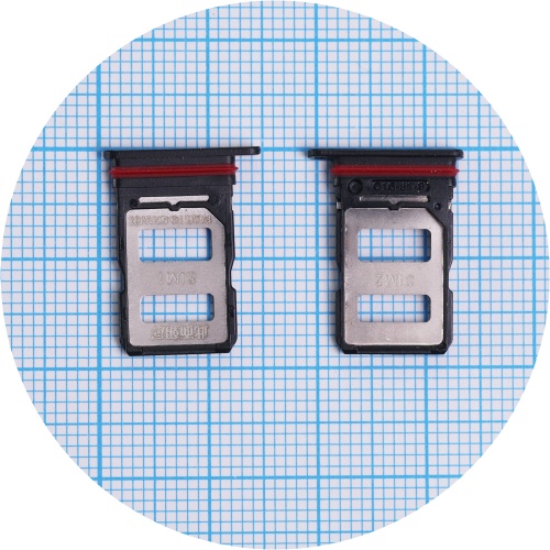 Тримач Sim картки Xiaomi Redmi Note 14 Pro 5G (чорний на 2 SIM)