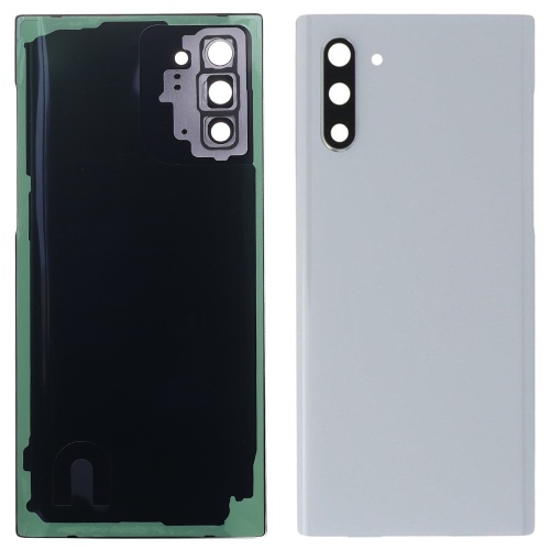 Задня кришка Samsung Galaxy Note 10 N970F (срібляста оригінал Китай зі склом камери) Задня кришка Samsung Galaxy Note 10 N970F (срібляста оригінал Китай зі склом камери)