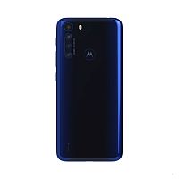 Задня кришка Motorola One Fusion XT2073-2 (синя оригінал Китай зі склом камери)