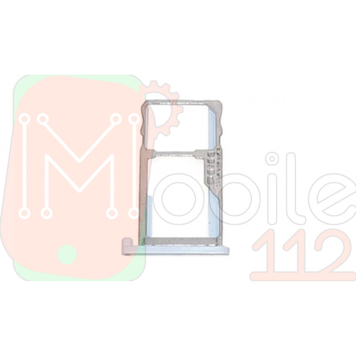 Тримач Sim картки Meizu M5 (білий 2 SIM (1 SIM + Micro SD))