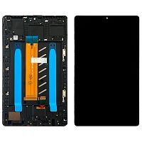 Дисплей Samsung Galaxy Tab A7 Lite 2021 T225 T220 + тачскрин (черный оригинал Китай с рамкой - T220 Wi-Fi)