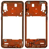 Рамка корпусу Samsung Galaxy A40 2019 A405F (червона)