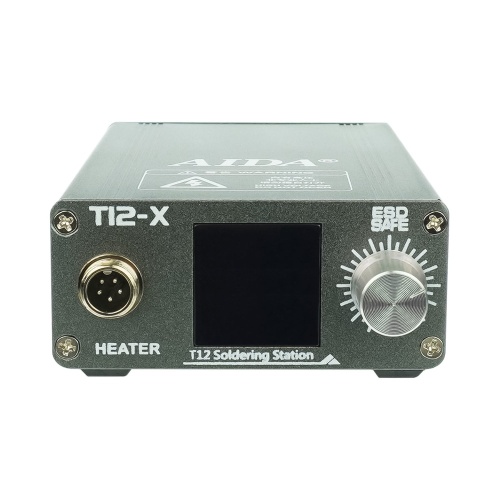 Паяльная станция прецизионная Aida T12-X (паяльник T12, 3 канала памяти, 75W, 120C - 480C) фото 3