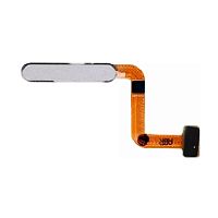 Шлейф Samsung Galaxy M31s M317F з кнопкою вмикання та сканером відбитка пальця (білий оригінал Китай)