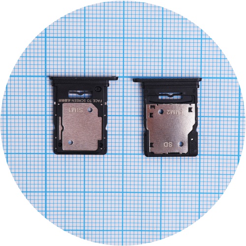 Утримувач Sim карти Xiaomi Redmi Note 14 4G (чорний на 2 SIM)