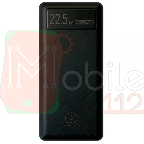 Power Bank Павербанк WUW Y100 20000mAh 2 USB+1Type-C+1Micro PD+QC3.0 22.5W