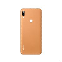 Задняя крышка Huawei Y6 2019 MRD-LX1, Y6 Prime 2019 (коричневая с отверстием под сканер)