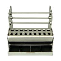 Настільний органайзер для інструментів з осередками PL-1, пластиковий, шгв 20 x 17 x 17 см