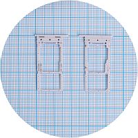 Держатель Sim карты Samsung Galaxy A26 A266 (белый на 2 SIM)