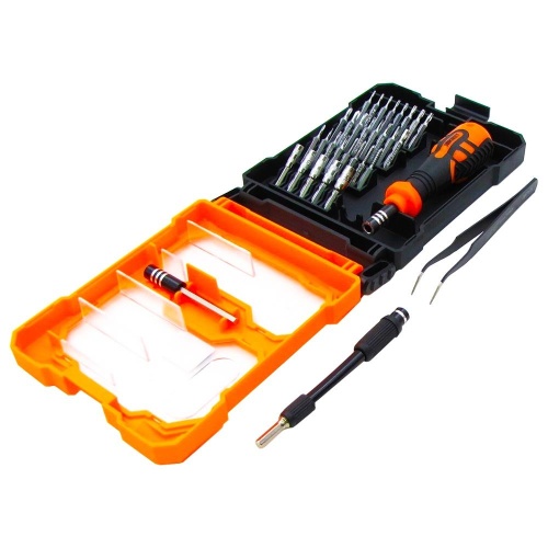 Набір інструментів Jakemy JM-8160 (ручка, 29 біт, подовжувач 60мм, гнучкий подовжувач 100мм, вигнутий пінцет ESD) фото 2