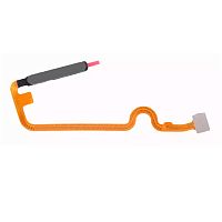 Шлейф Tecno Pova 5 LH7n з кнопкою включення та сканером відбитка пальця (чорний оригінал Китай)