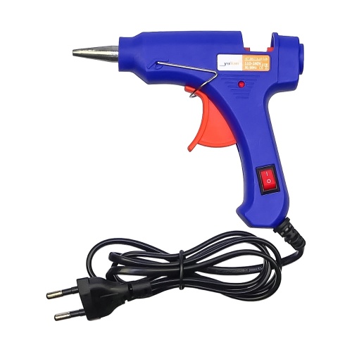 Термоклейовий пістолет Yulian YL-266 (220V, 20W, сопло d=2mm, клей d=7mm) фото 2