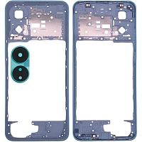 Рамка корпусу Oppo A78 4G CPH2565 (зелена зі склом камери)