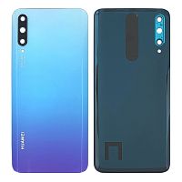 Задняя крышка Huawei P Smart Pro, Y9s STK-L21 (голубая оригинал Китай со стеклом камеры)