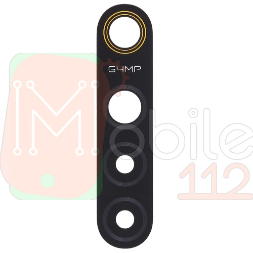 Скло камери Realme XT, X2, Q (чорне)