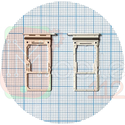 Тримач SIM карти Samsung Galaxy A33 5G A336B (білий на 2 SIM + MicroSD)