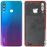 Задняя крышка Huawei P30 Lite MAR-LX1 (48MP синяя Original New со стеклом камеры)