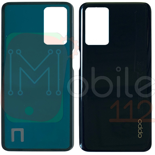 Задняя крышка Oppo A16, Oppo A16s (черная оригинал Китай)