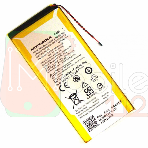 Аккумулятор Motorola GA40 Moto G4 XT1622 XT1625, Moto G4 Plus XT1640 XT1641 XT1642 (оригинал Китай 3000 mAh)