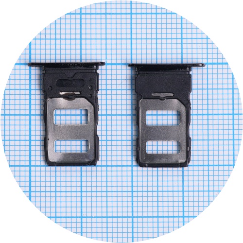 Тримач Sim карти Xiaomi Mi 10T, Mi 10T Pro, Redmi K30s (сірий на 2 SIM)