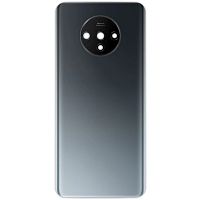 Задняя крышка OnePlus 7T HD1901 (серебристая оригинал Китай со стеклом камеры)