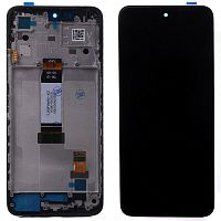 Дисплей Xiaomi Redmi 12, Poco M6 Pro 5G + тачскрин с рамкой (оригинал Китай)