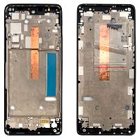 Рамка дисплея Motorola Moto G200 5G (синя оригінал Китай)