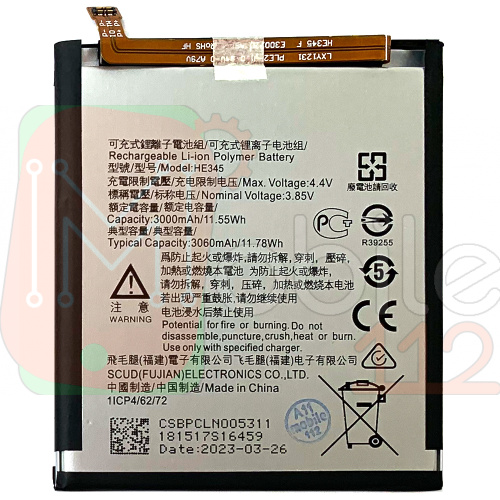 Аккумулятор Nokia 6.1 6 HE345 HE353 оригинал Китай TA-1043 TA-1045 3060 mAh