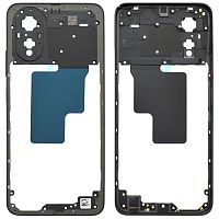 Рамка корпусу Oppo A18, A38 (чорна)