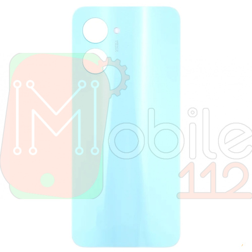 Задня кришка Realme C33 2023 (блакитна оригінал Китай)