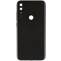 Задняя крышка Xiaomi Mi Play M1901F9E (черная оригинал Китай со стеклом камеры)