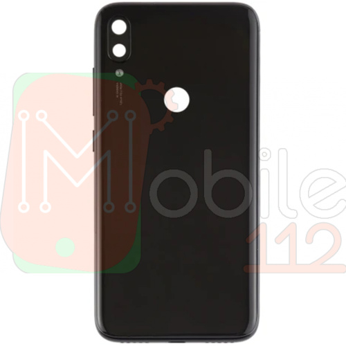 Задня кришка Xiaomi Mi Play M1901F9E (чорна оригінал Китай зі склом камери)