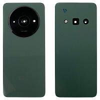 Задня кришка Xiaomi Redmi A3 (зелена оригінал Китай зі склом камери)