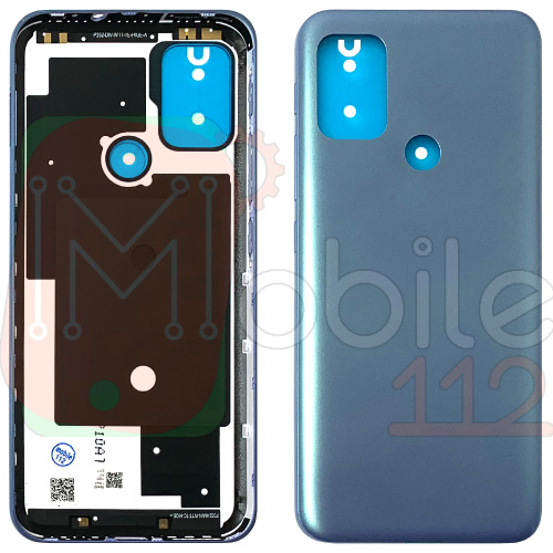 Задняя крышка Motorola Moto G20 XT2128 (голубая Breeze Blue Original New)