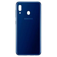 Задняя крышка Samsung Galaxy A20 2019 A205F (синяя)