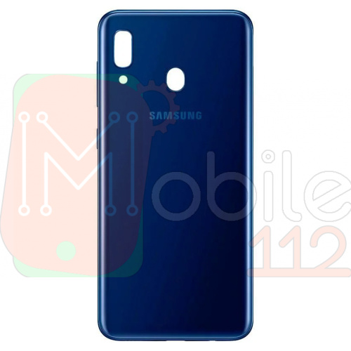 Задняя крышка Samsung Galaxy A20 2019 A205F (синяя)