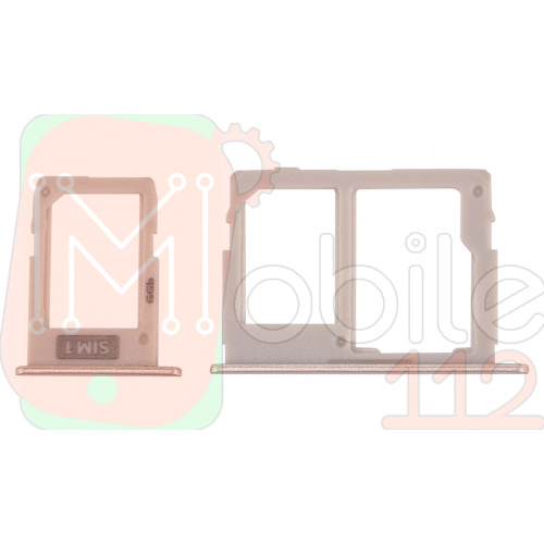 Тримач Sim картки Samsung Galaxy J5 2017 J530F, Galaxy J7 2017 J730F (золотистий на 2 Sim + Micro SD комплект)