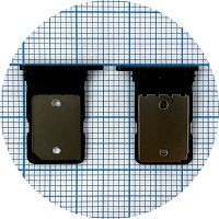 Держатель Sim карты Google Pixel 5a 5G (черный)