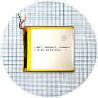 Акумулятор універсальний 345863Р 64 х 58 х 3 мм 1600 mAh 3.7V