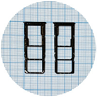 Тримач SIM карти Samsung Galaxy A51 A515F, A71 A715F (чорний на 2 SIM + MicroSD)