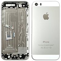 Корпус Apple iPhone 5S (серебристый)