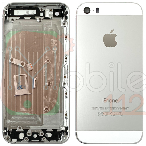 Корпус Apple iPhone 5S (серебристый)