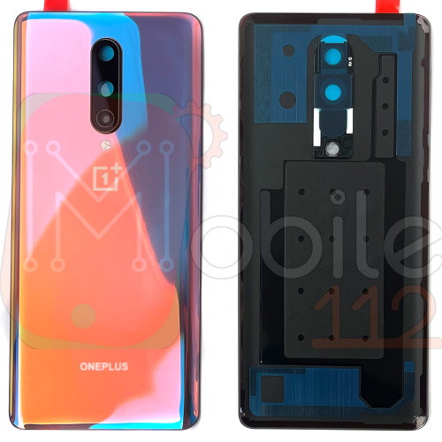 Задня кришка OnePlus 8 (рожева Original New зі склом камери)
