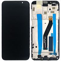 Дисплей Meizu M6T M811H + тачскрин (черный с рамкой)